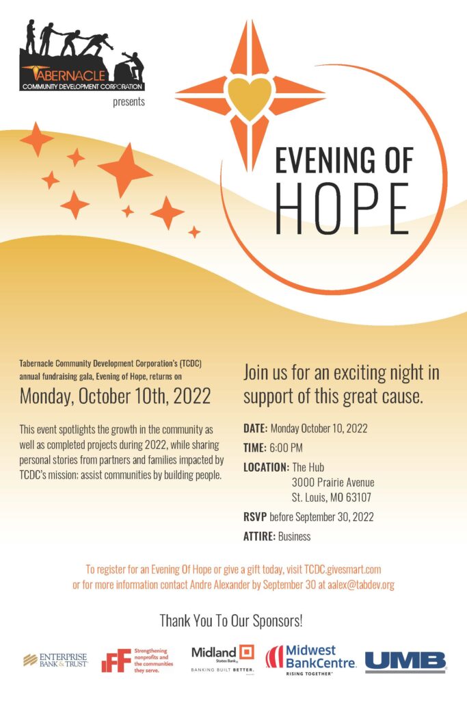 Evening of Hope 2022 Invitation
